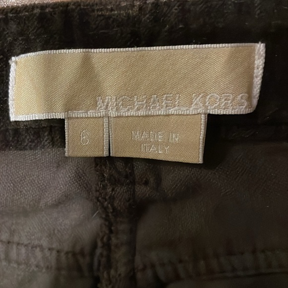 Michael Kors Black Velour Pant Size 6 - Picture 2 of 5